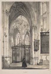 Architectuur van de Middeleeuwen: Kerk van St. Riquier, nabij Abbeville