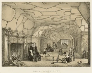 Galerij boven de hal, Knowle, Kent