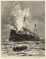 Het verlies van de Amerikaanse kruiser Maine in de haven van Havana