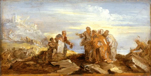 Scène uit de Oude Geschiedenis, ca. 1680-90