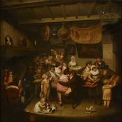 Eccles Wakes: Interieur van een kroeg