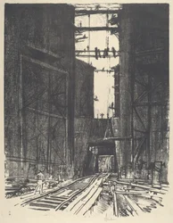 Onderaan Gatun Lock