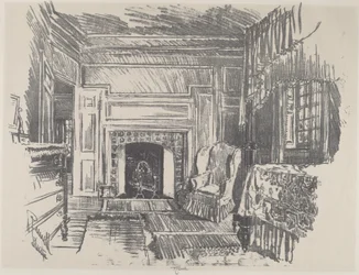Slaapkamer, Stenton, 1912
