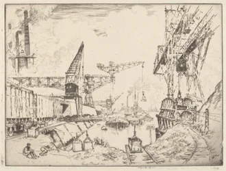 Kranen in Duisburg