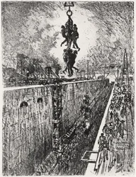 Einde van de dag: Gatun Lock, plaat VII uit 