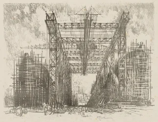 Engels Oorlogswerk: De Kraanbaan (Een Koopvaardijwerf)