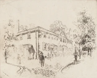 Fourth Street, Meeting House, Philadelphia, 1920