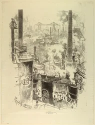 Van de toppen van de ovens