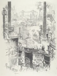 Vanaf de toppen van de ovens, 1916