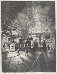 In de kaken van de dood, rollen van staven voor granaten, 1916