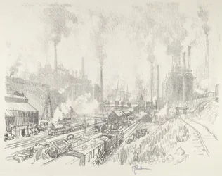 In het land van ijzer en staal, 1916
