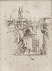 London Bridge trappen, 1903