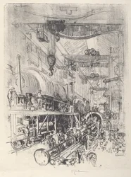 Een turbine motor maken, 1917