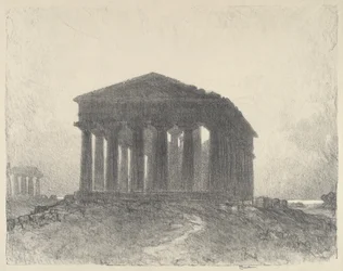 Paestum, avond