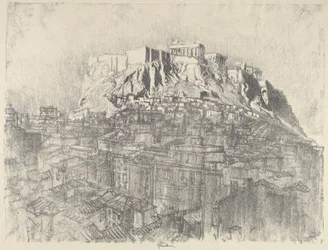 Zonsopgang boven de Akropolis