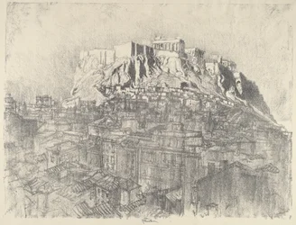Zonsopgang boven de Akropolis