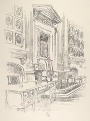 Tafel en stoel, ondertekenaarskamer, Independence Hall