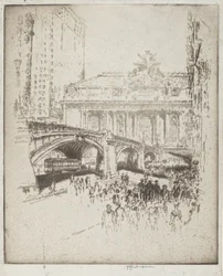 De Toegang tot Grand Central, New York