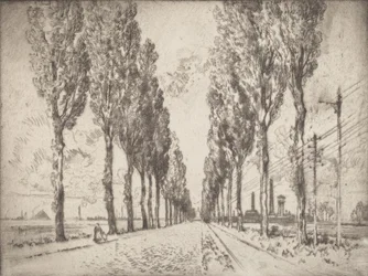 De laan, Valenciennes, 1910