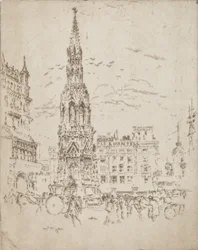 Het Elinor Kruis, voor Charing Cross Station