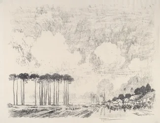 Het inschepingskamp, het klassieke bos