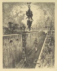 Het einde van de dag, Gatun Lock, 1912
