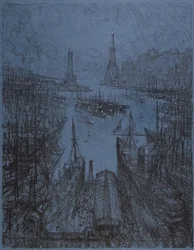 De haven, Genua, 1913