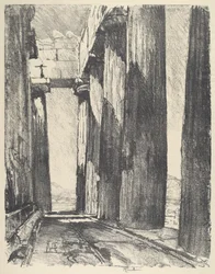 De Portiek van het Parthenon