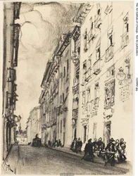 De Straat van Cervantes en Lope de Vega, Madrid