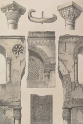 13. Details, Moskee van Ibn Toûloun, 1843
