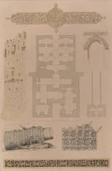 Plan en details, Château d’Alep