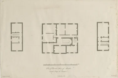 Sandon Hall - Plan van de kamer verdieping