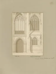 Interieur van de kathedraal van Lichfield - Koor