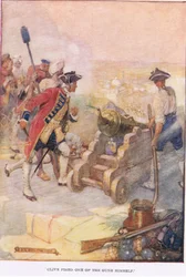 Clive vuurde zelf een van de geweren af