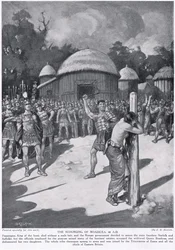 De geseling van Boudica, illustratie uit 