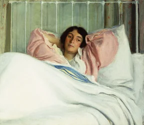 Portret van de vrouw van de kunstenaar Edith
