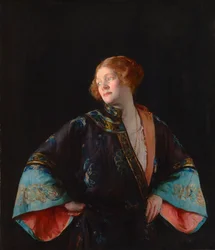 De Blauwe Mandarijnjas (De Blauwe Kimono)