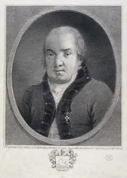 Portret van de architect Giacomo Quarenghi 1744-1817, Laat 18e eeuw