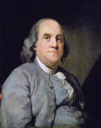Portret van Benjamin Franklin