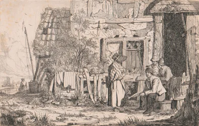 Cottage met Mensen