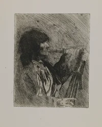 Zonder titel - Man met doedelzak