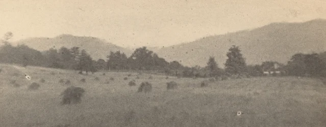 Landschap met bomen en bergen, ca. 1900