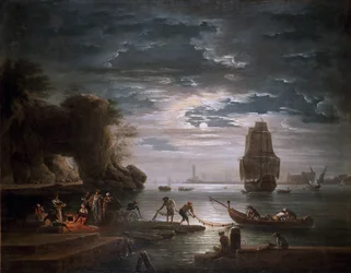 Kustscène (De nacht)