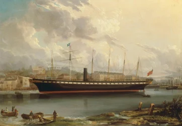 Maiden voyage of the Great Britain 1856