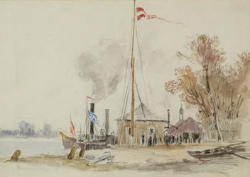Bij de Kaisermühlen in Wenen