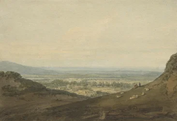 Uitzicht in Westmorland, nabij Ireton
