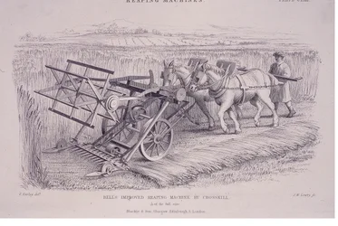 Bells verbeterde maaimachine door Crosskill, c1840s