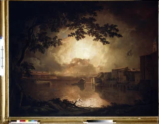 Vuurwerk bij het kasteel Sant