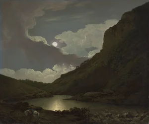 Matlock Tor bij Maanlicht