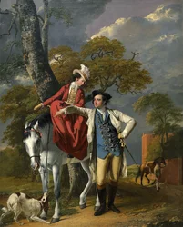 De heer en mevrouw Thomas Coltman, ca. 1770-72